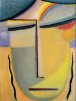 Alexej Jawlensky  Das Wort, olio su cartone 1933 cm 42,7x33